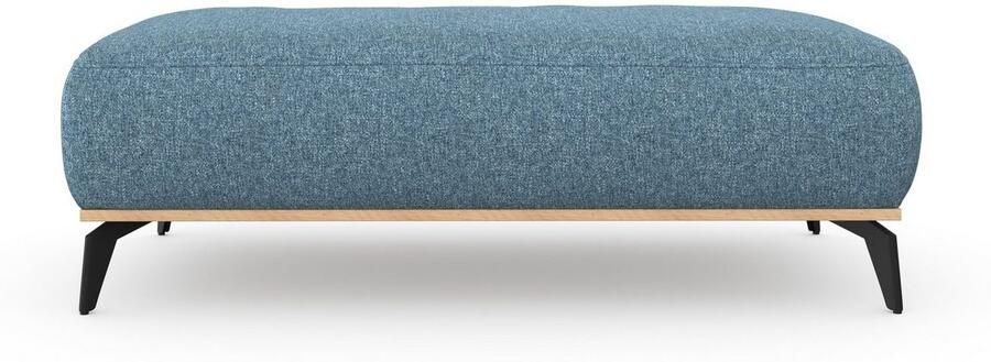 Places of Style Hocker Fjord Met een houten lijst van massief beuken eikenkleurig met poten 15 cm hoog - Foto 9