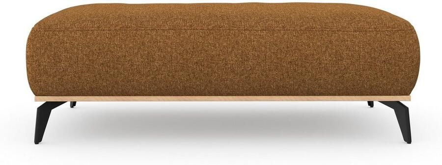 Places of Style Hocker Fjord Met een houten lijst van massief beuken eikenkleurig met poten 15 cm hoog - Foto 9