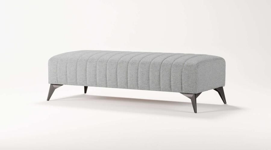 Places of Style Hocker MATTHEW zitpoef XXL afmetingen B D H: 140 60 43 cm - Foto 3