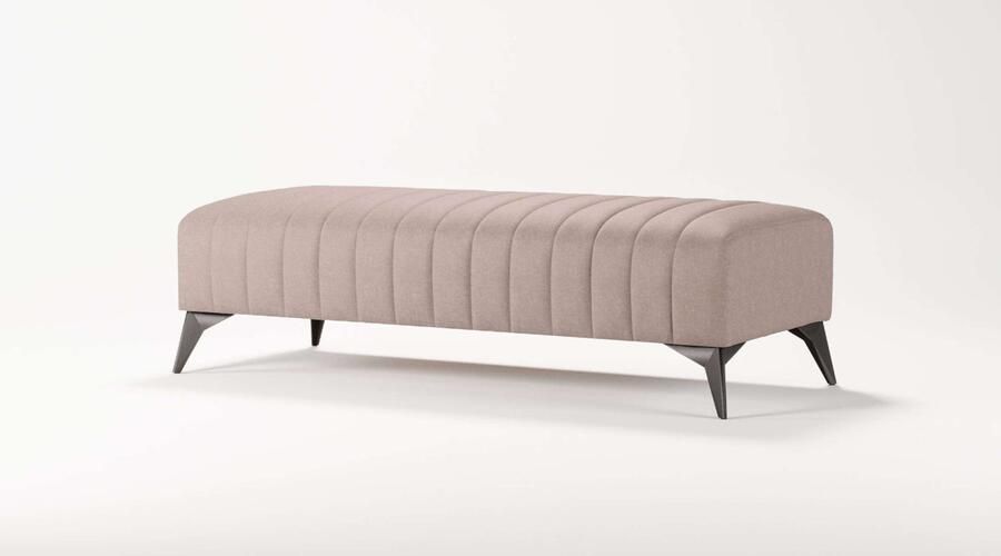 Places of Style Hocker MATTHEW zitpoef XXL afmetingen B D H: 140 60 43 cm - Foto 3