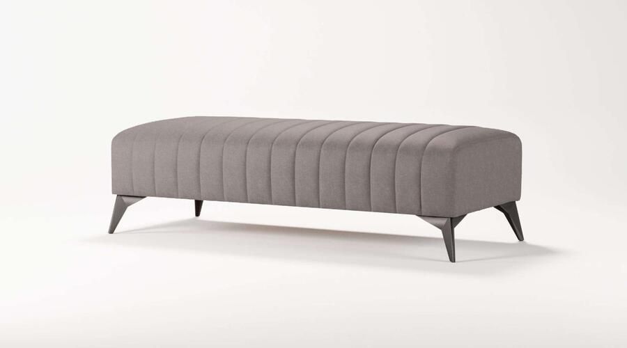 Places of Style Hocker MATTHEW zitpoef XXL afmetingen B D H: 140 60 43 cm - Foto 3