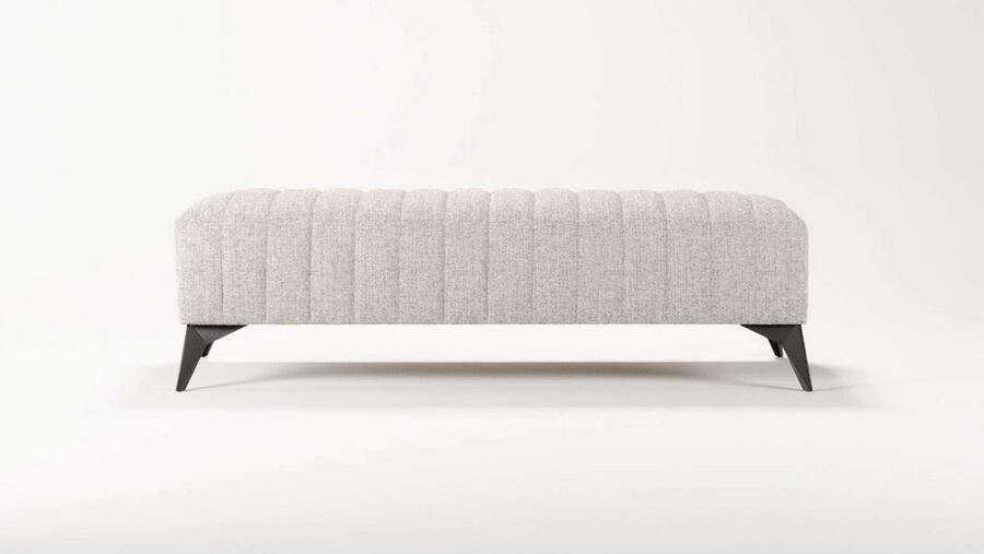 Places of Style Hocker MATTHEW zitpoef XXL afmetingen B D H: 140 60 43 cm