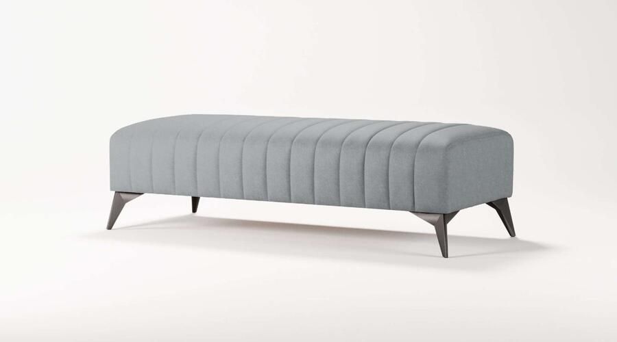 Places of Style Hocker MATTHEW zitpoef XXL afmetingen B D H: 140 60 43 cm - Foto 3