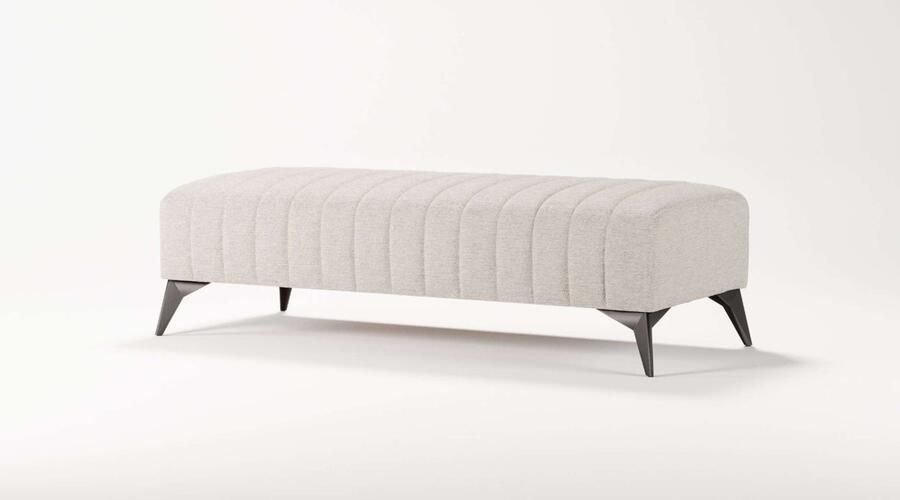 Places of Style Hocker MATTHEW zitpoef XXL afmetingen B D H: 140 60 43 cm - Foto 3