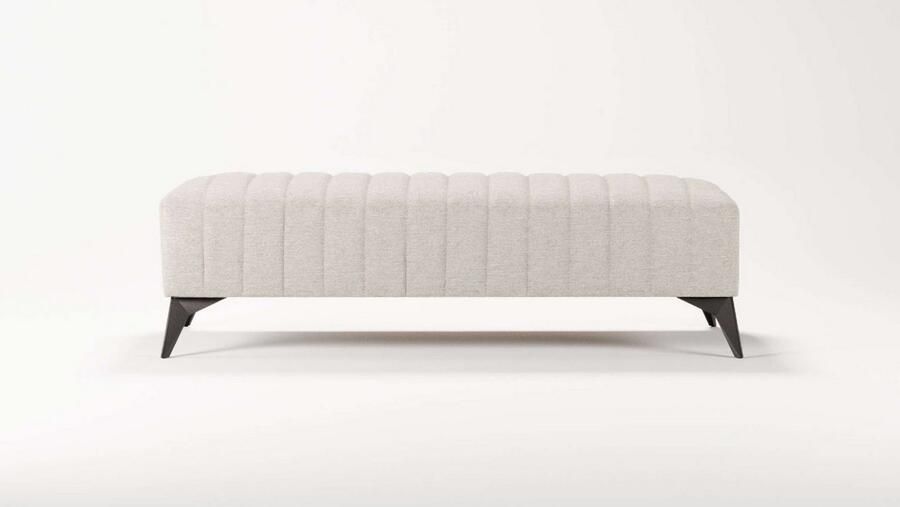 Places of Style Hocker MATTHEW zitpoef XXL afmetingen B D H: 140 60 43 cm