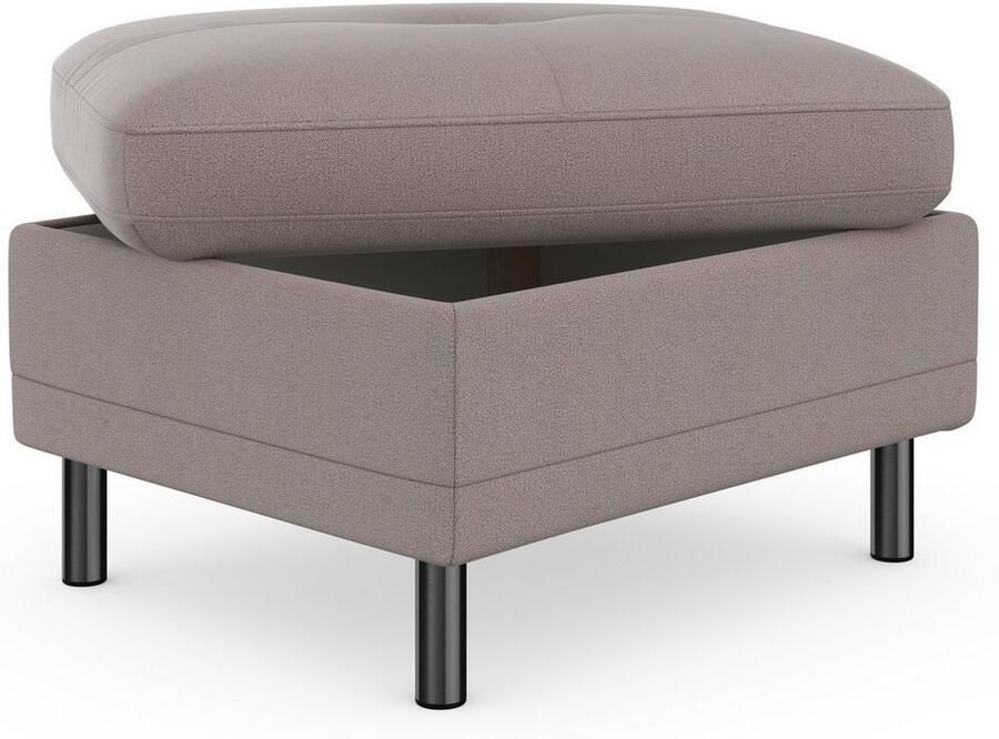 Places of Style Hocker met bergruimte Calando passend bij het bekleding van de calando-serie ook met soft-clean bekleding - Foto 4