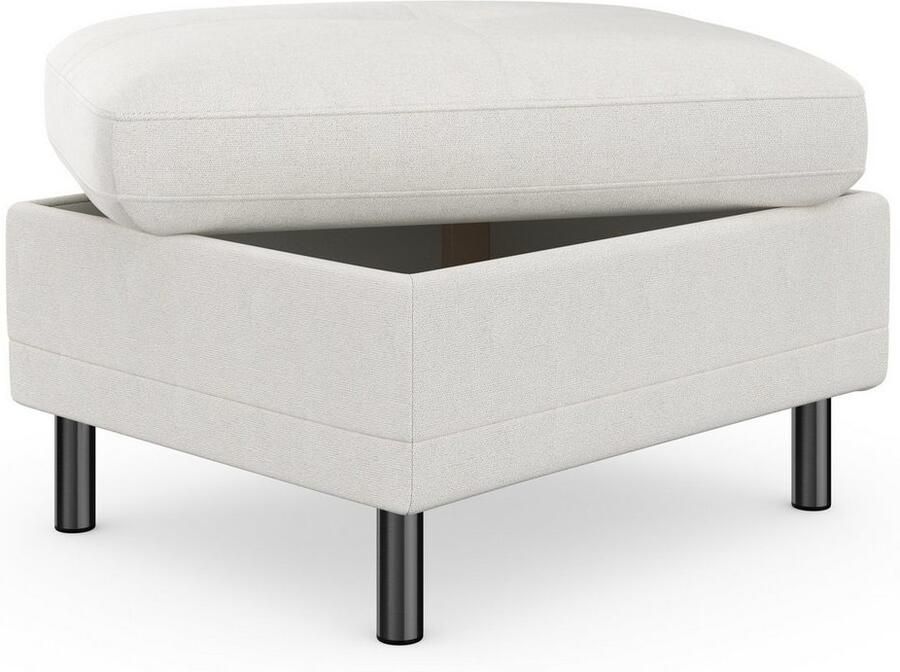 Places of Style Hocker met bergruimte Calando passend bij het bekleding van de calando-serie ook met soft-clean bekleding - Foto 4