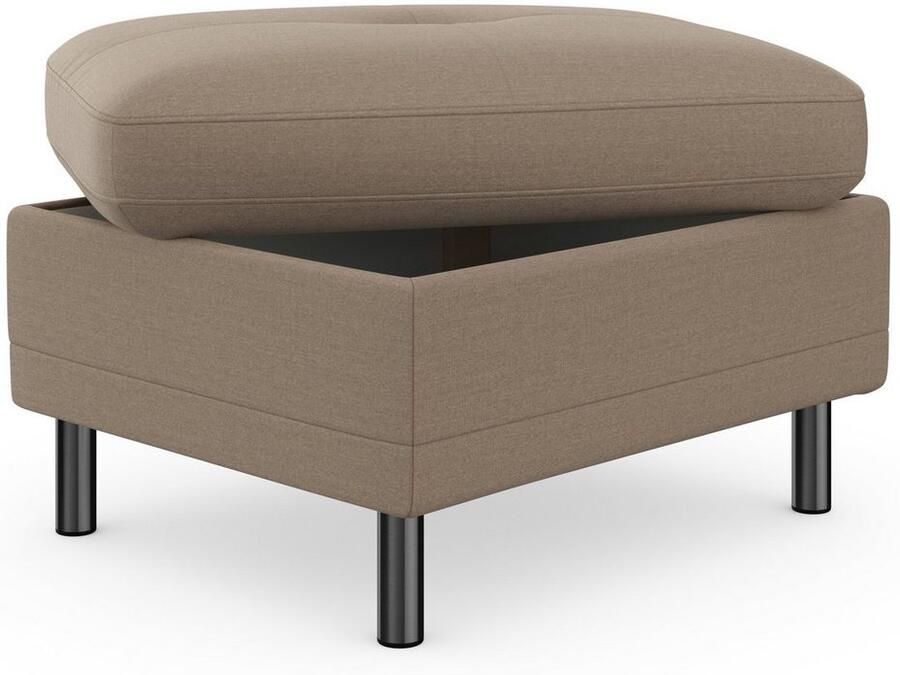 Places of Style Hocker met bergruimte Calando passend bij het bekleding van de calando-serie ook met soft-clean bekleding - Foto 4