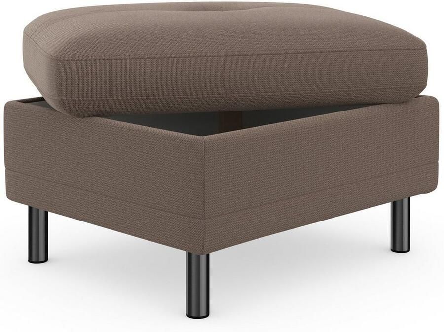 Places of Style Hocker met bergruimte Calando passend bij het bekleding van de calando-serie ook met soft-clean bekleding - Foto 4