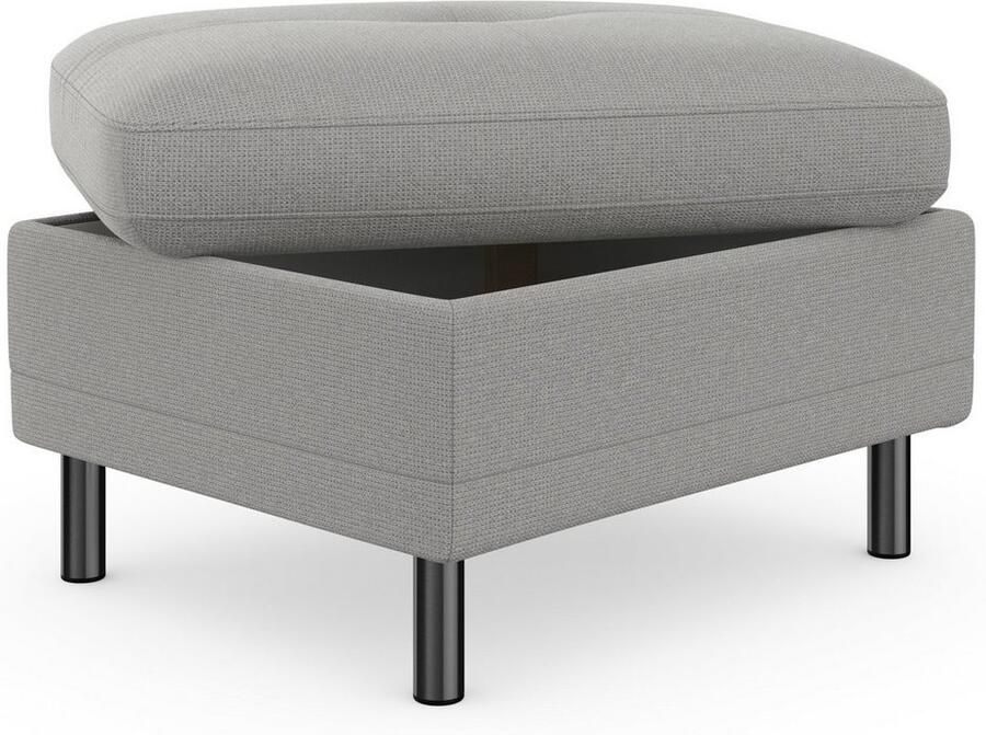 Places of Style Hocker met bergruimte Calando passend bij het bekleding van de calando-serie ook met soft-clean bekleding - Foto 4