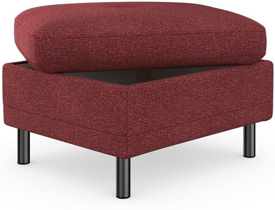 Places of Style Hocker met bergruimte Calando passend bij het bekleding van de calando-serie ook met soft-clean bekleding - Foto 3