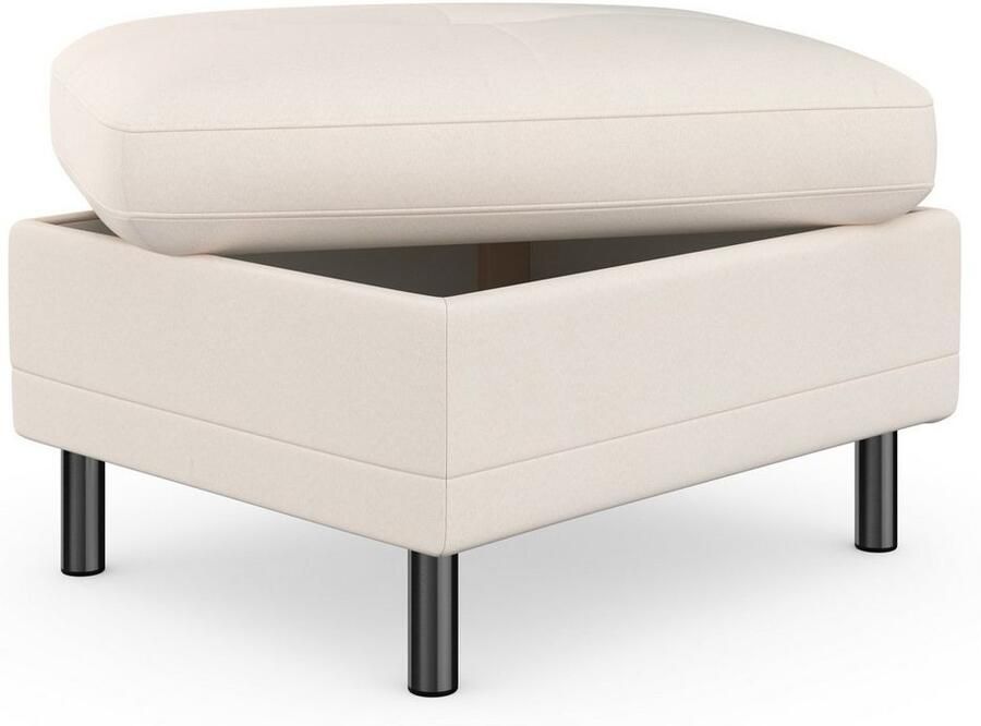 Places of Style Hocker met bergruimte Calando passend bij het bekleding van de calando-serie ook met soft-clean bekleding - Foto 4