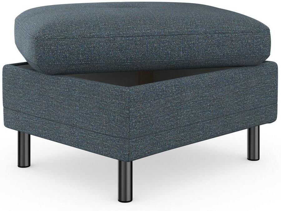 Places of Style Hocker met bergruimte Calando passend bij het bekleding van de calando-serie ook met soft-clean bekleding - Foto 4