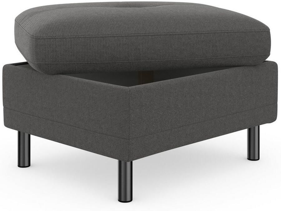 Places of Style Hocker met bergruimte Calando passend bij het bekleding van de calando-serie ook met soft-clean bekleding - Foto 4