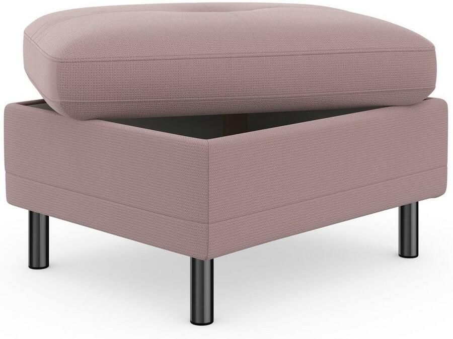 Places of Style Hocker met bergruimte Calando passend bij het bekleding van de calando-serie ook met soft-clean bekleding - Foto 4