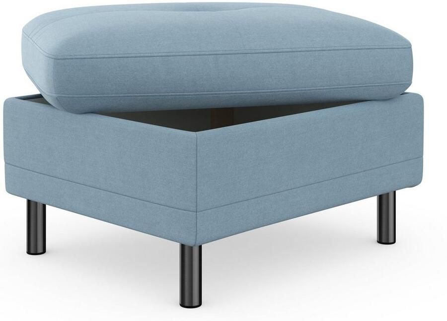 Places of Style Hocker met bergruimte Calando passend bij het bekleding van de calando-serie ook met soft-clean bekleding - Foto 4