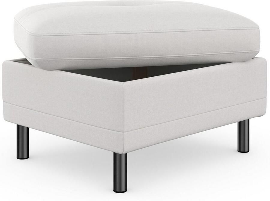 Places of Style Hocker met bergruimte Calando passend bij het bekleding van de calando-serie ook met soft-clean bekleding - Foto 4