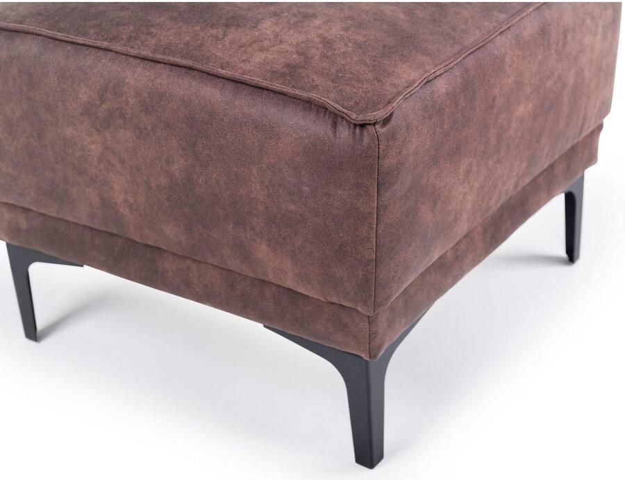 Places of Style Hocker Oland passend bij de serie oland scandinavisch design metalen poten - Foto 4