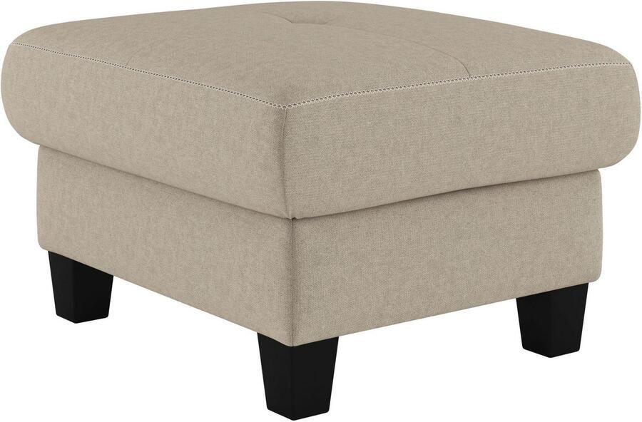 Places of Style Hocker Varese Kruisnaad in beige - Foto 2