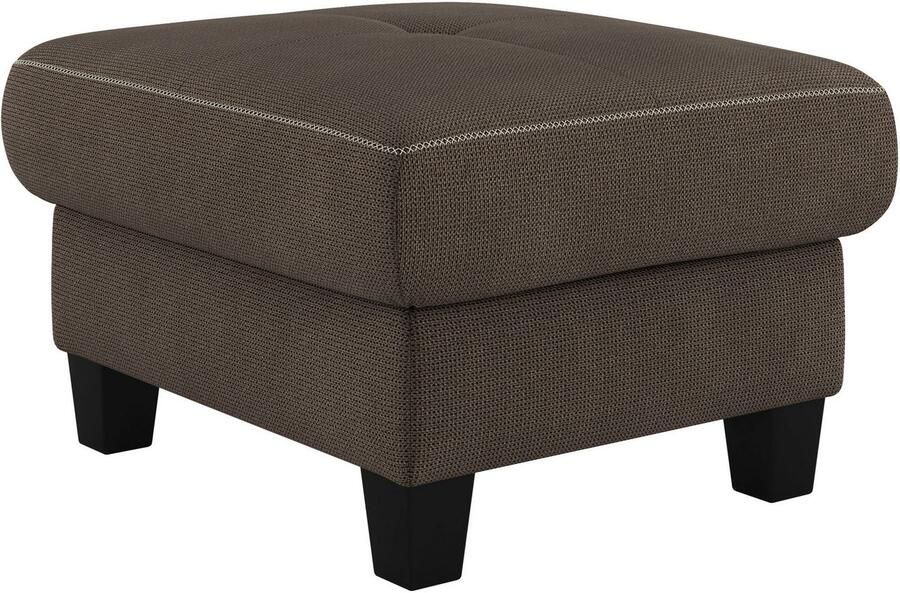 Places of Style Hocker Varese Kruisnaad in beige - Foto 2