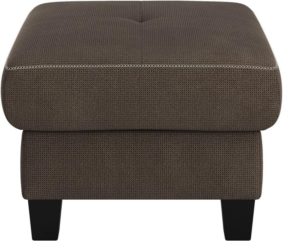 Places of Style Hocker Varese Kruisnaad in beige