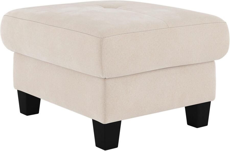 Places of Style Hocker Varese Kruisnaad in beige - Foto 2