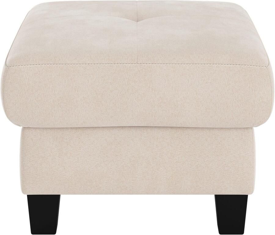 Places of Style Hocker Varese Kruisnaad in beige