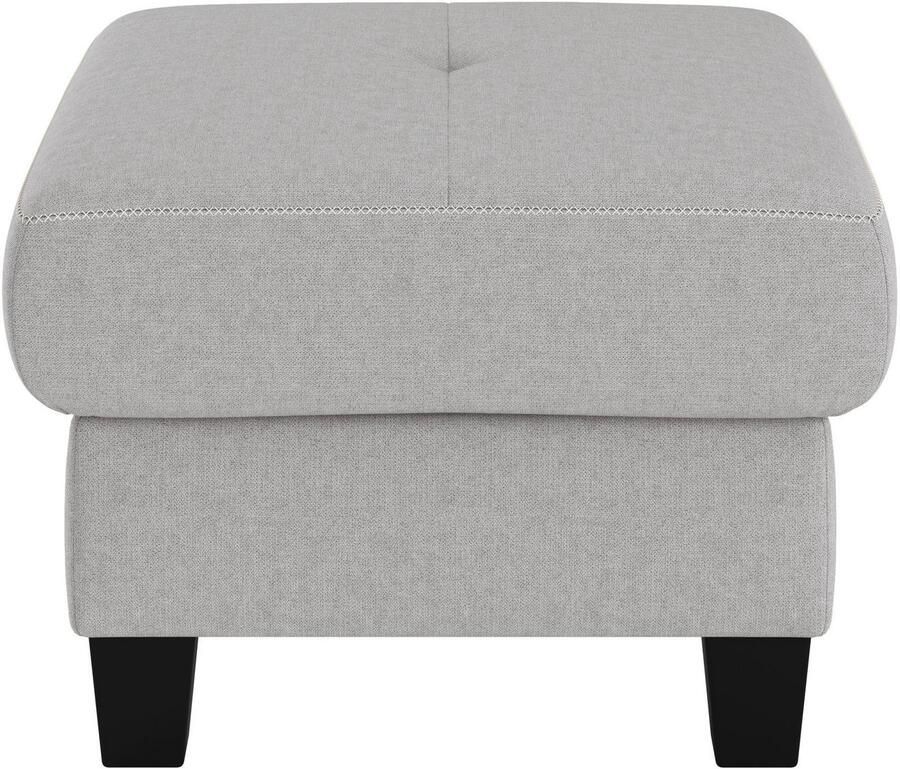 Places of Style Hocker Varese Kruisnaad in beige