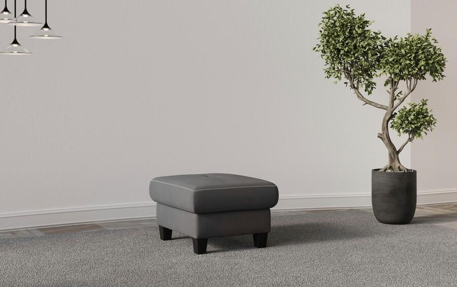 Places of Style Hocker Varese Kruisnaad in beige - Foto 3