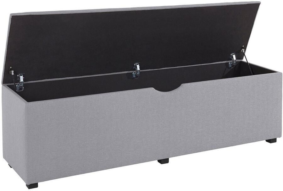 Places of Style Hockerbank Knobbed Hockerbank met bergruimte breedte 120 cm en 160 cm - Foto 2