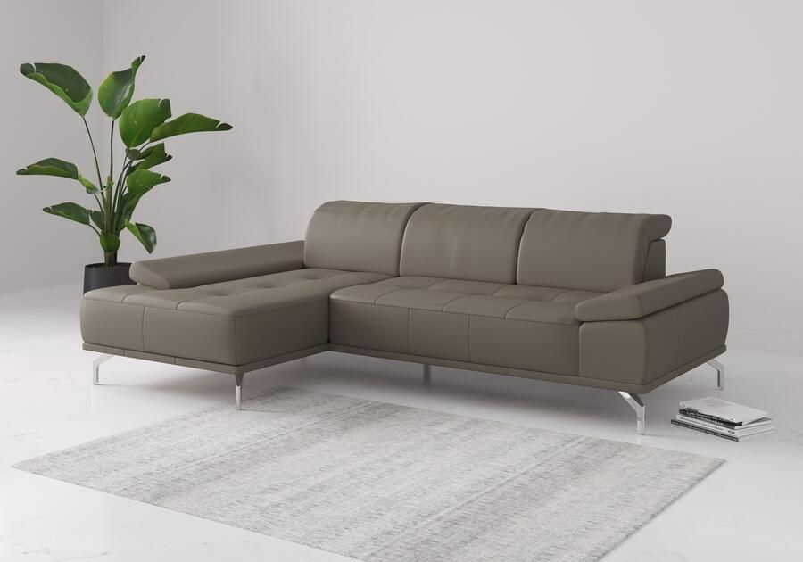 Places of Style Hoekbank Caluna Incl. zitdiepteverstelling optioneel met hoofd- en armleuningverstelling - Foto 6