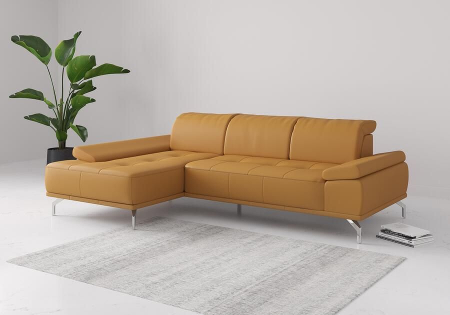 Places of Style Hoekbank Caluna Incl. zitdiepteverstelling optioneel met hoofd- en armleuningverstelling - Foto 7