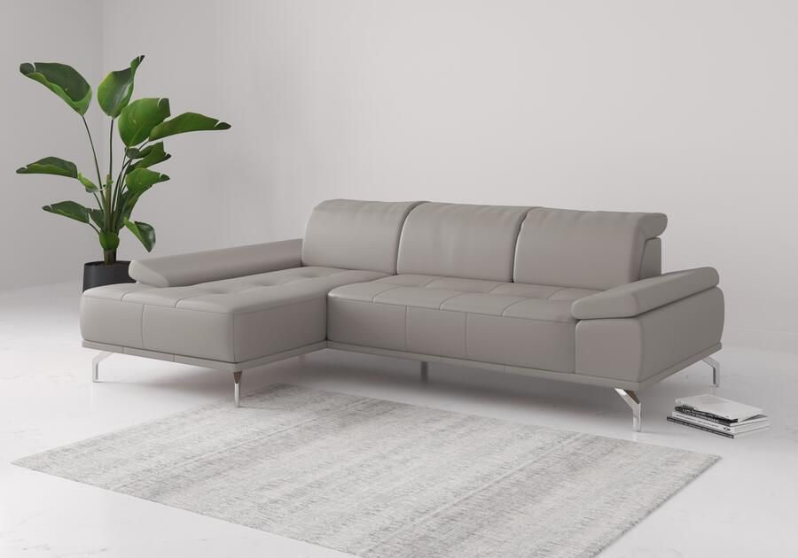 Places of Style Hoekbank Caluna Incl. zitdiepteverstelling optioneel met hoofd- en armleuningverstelling - Foto 6