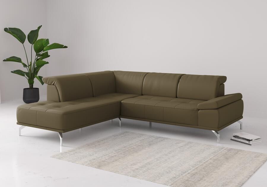 Places of Style Hoekbank Caluna Incl. zitdiepteverstelling optioneel met hoofd- en armleuningverstelling - Foto 6