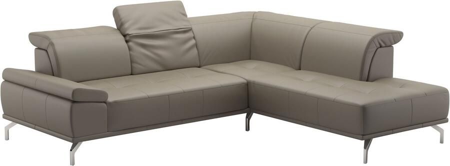 Places of Style Hoekbank Caluna Incl. zitdiepteverstelling optioneel met hoofd- en armleuningverstelling - Foto 5