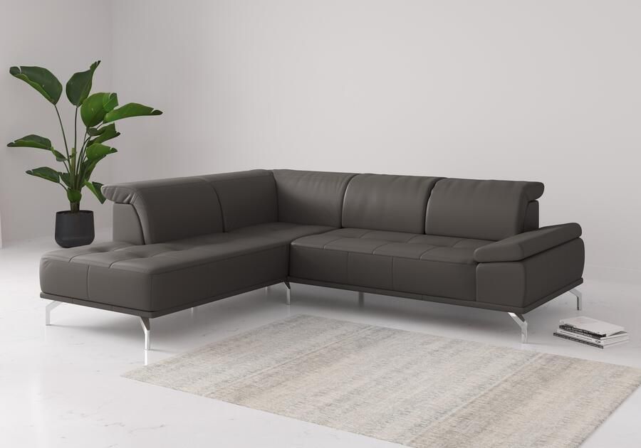 Places of Style Hoekbank Caluna Incl. zitdiepteverstelling optioneel met hoofd- en armleuningverstelling - Foto 6