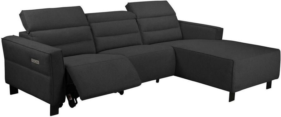 Home affaire Hoekbank Carpari L-vorm 263 cm handmatige of elektrische relaxfunctie - Foto 8