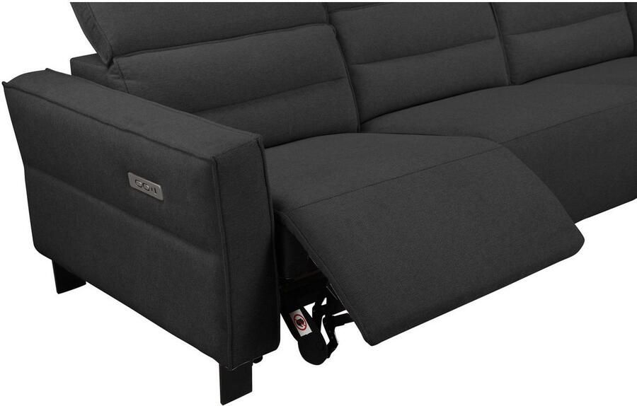 Home affaire Hoekbank Carpari L-vorm 263 cm handmatige of elektrische relaxfunctie - Foto 7