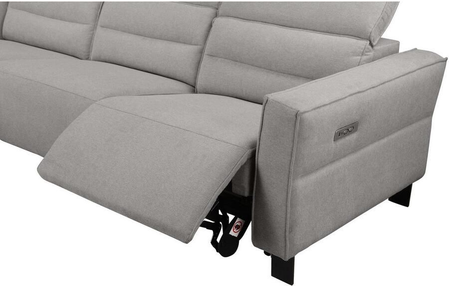 Home affaire Hoekbank Carpari L-vorm 263 cm handmatige of elektrische relaxfunctie - Foto 7