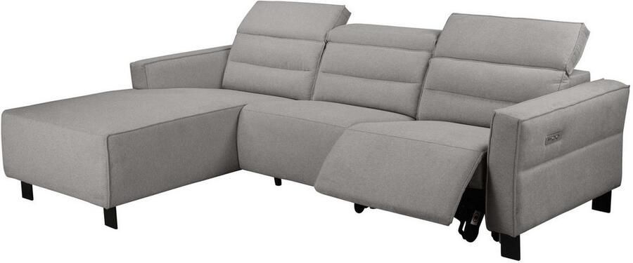 Home affaire Hoekbank Carpari L-vorm 263 cm handmatige of elektrische relaxfunctie - Foto 8