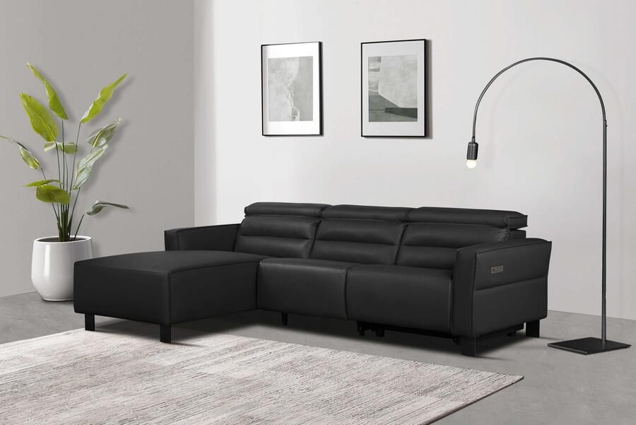 Home affaire Hoekbank Carpari L-vorm 263 cm handmatige of elektrische relaxfunctie - Foto 12