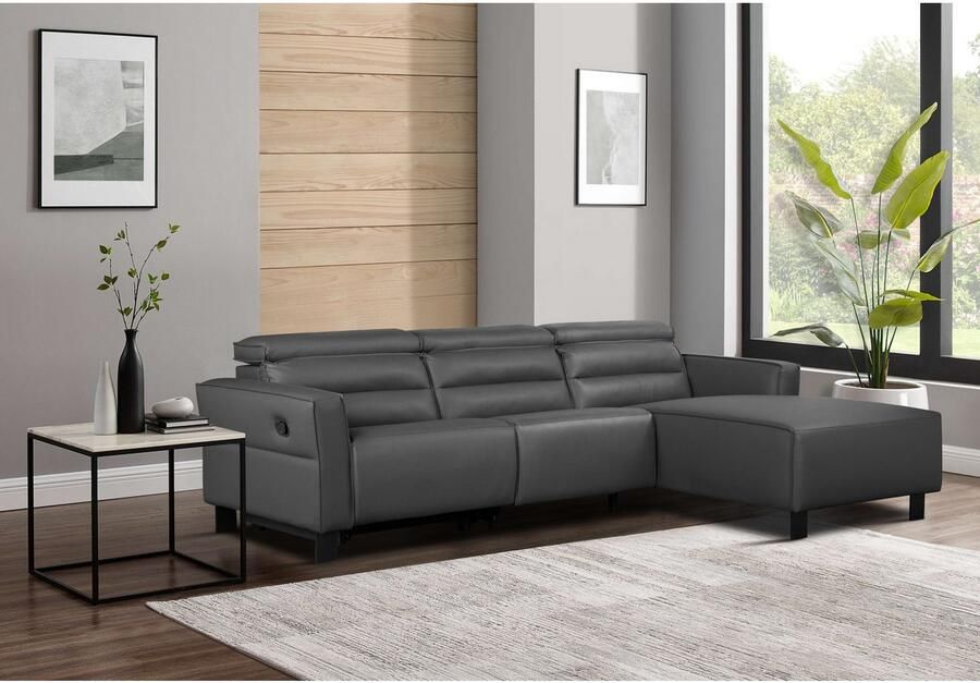 Home affaire Hoekbank Carpari L-vorm 263 cm handmatige of elektrische relaxfunctie - Foto 7