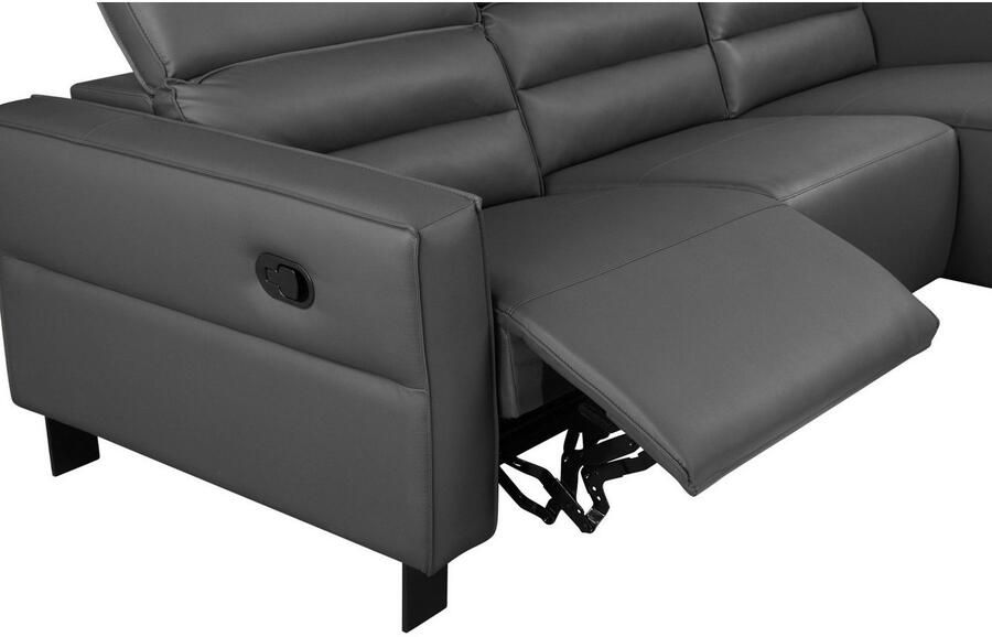 Home affaire Hoekbank Carpari L-vorm 263 cm handmatige of elektrische relaxfunctie - Foto 10