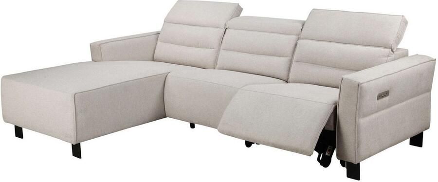 Home affaire Hoekbank Carpari L-vorm 263 cm handmatige of elektrische relaxfunctie - Foto 8