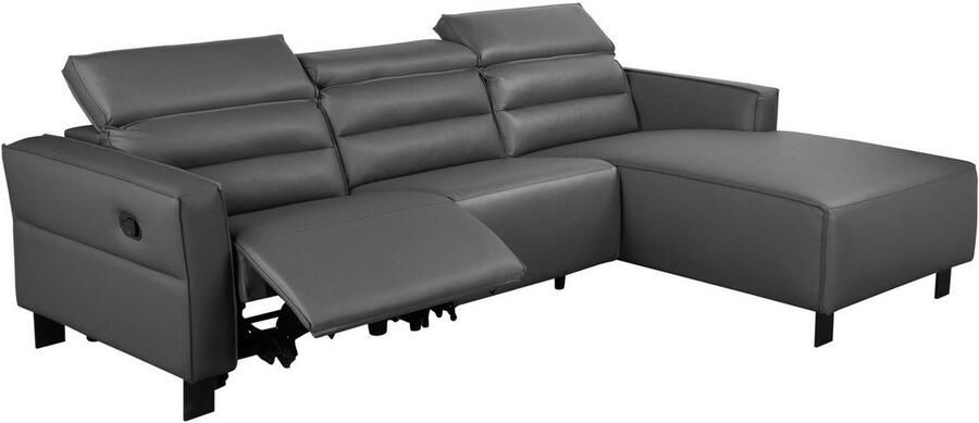 Home affaire Hoekbank Carpari L-vorm 263 cm handmatige of elektrische relaxfunctie - Foto 11