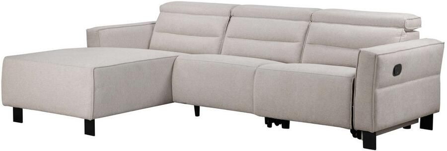 Home affaire Hoekbank Carpari L-vorm 263 cm handmatige of elektrische relaxfunctie - Foto 11