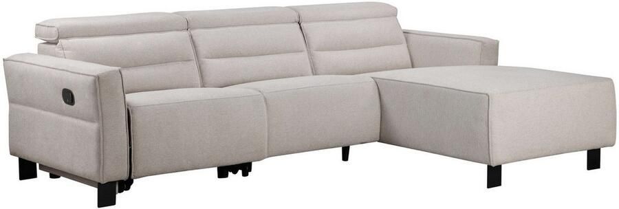 Home affaire Hoekbank Carpari L-vorm 263 cm handmatige of elektrische relaxfunctie - Foto 10