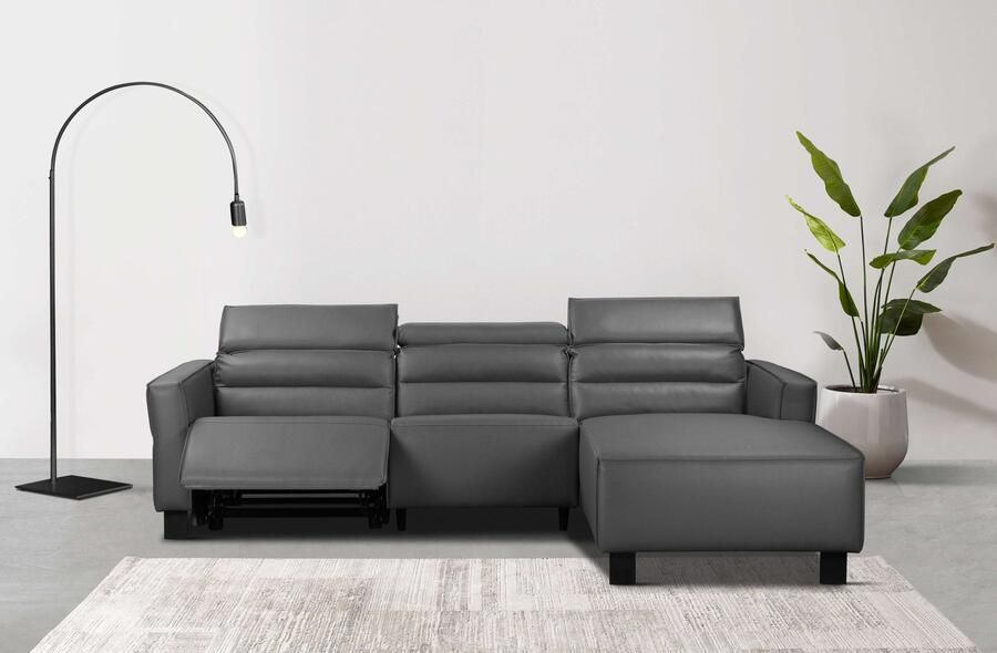 Home affaire Hoekbank Carpari L-vorm 263 cm handmatige of elektrische relaxfunctie - Foto 9