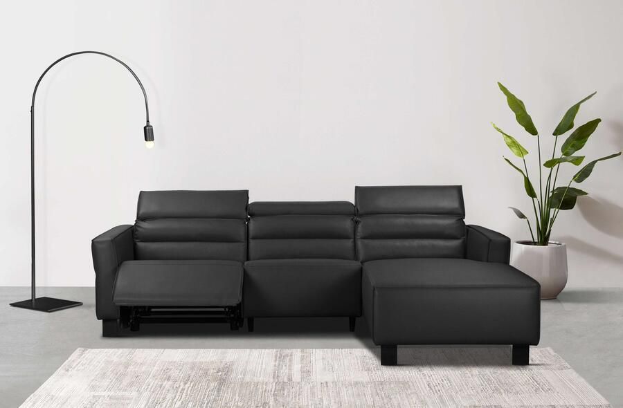Home affaire Hoekbank Carpari L-vorm 263 cm handmatige of elektrische relaxfunctie - Foto 8