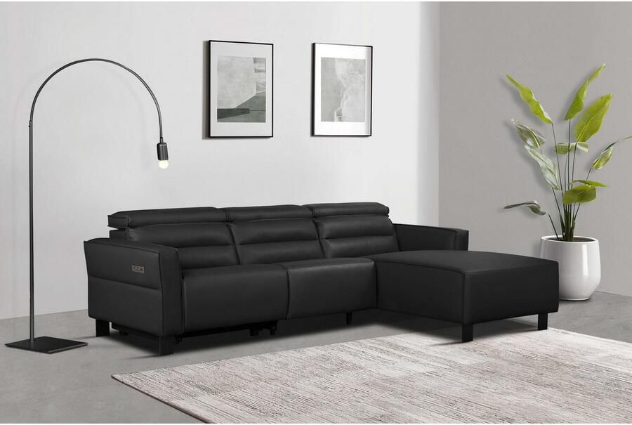 Home affaire Hoekbank Carpari L-vorm 263 cm handmatige of elektrische relaxfunctie - Foto 7